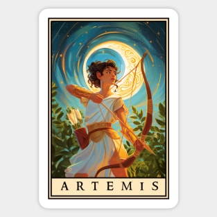 Artemis: Goddess of the Moon Sticker